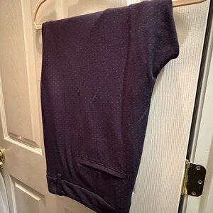 CAbi Navy Polka Dot Trousers